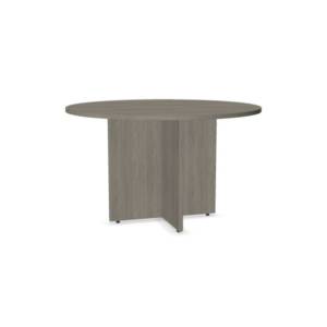 Best selling Solution Round Table, Grey Wood finish, available now in our huge Glasgow Showroom