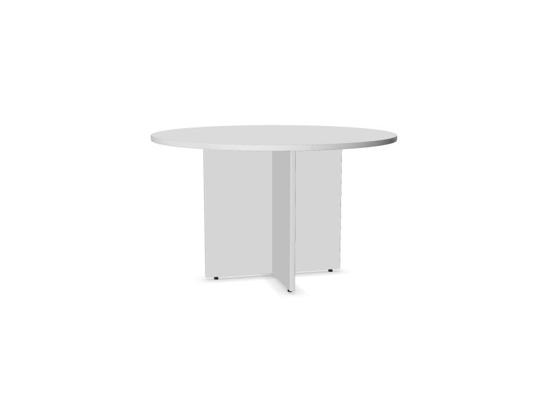 Best selling Solution Round Table, White finish, available now in our huge Glasgow Showroom.