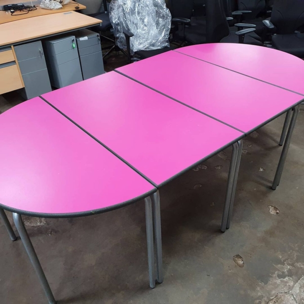D End Meeting Table