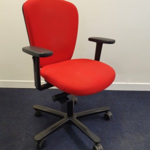 used red task operator chairs