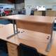 1400mm beech desk
