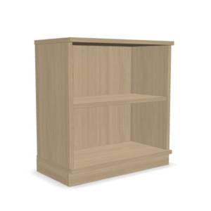 Low Bookcase, Whitened Oak, 1 adjustable shelf