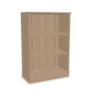 Medium Bookcase, Amber Oak, 2 adjustable shelves