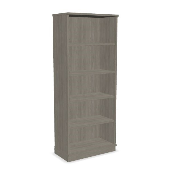 Tall Bookcase, Grey Oak, 4 shelves