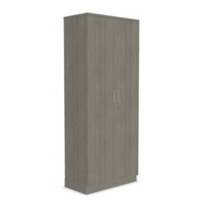 Tall Grey Wood Cupboard