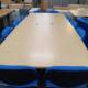 Light Oak Meeting Table for 10 to 12 users, end view