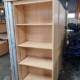 2m Tall Tambour cupboards, open with 4 shelves