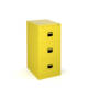 Dams Steel 3 drawer Contract Filing Cabinets in yellow