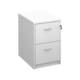 Dams Wooden 2 drawer filing cabinet, in 4 colours, from Office Furniture Centre, in white