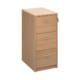 Dams Wooden 3 drawer filing cabinet, 4 colours, in beech