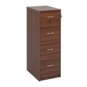Dams Wooden 4 drawer filing cabinet, walnut