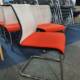 Orange Steelcase Chairs, side view
