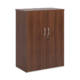Dams Universal Double Door Cupboard 1090mm high from Office Furniture Centre, in walnut