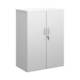Dams Universal Double Door Cupboard 1090mm high from Office Furniture Centre, in white