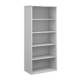 Dams Universal Bookcase 1790mm high, 4 shelves, in white