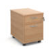 Dams Universal Mobile Pedestal, with 2 drawers, in beech from Office Furniture Centre