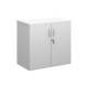 Dams Universal Double Door Cupboard 740mm high, 5 colours, in white