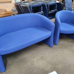 Set of 2 Reception Tub Sofa Chairs