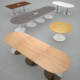 Dams Trumpet Base Boardroom Table Range, various tables within the range