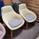 Yellow Naughtone lounge chairs