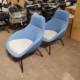 blue Naughtone lounge chairs