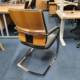 Used Verco Boardroom Chairs, Wooden Back.  Rarely available.  Heavyweight, really high quality.