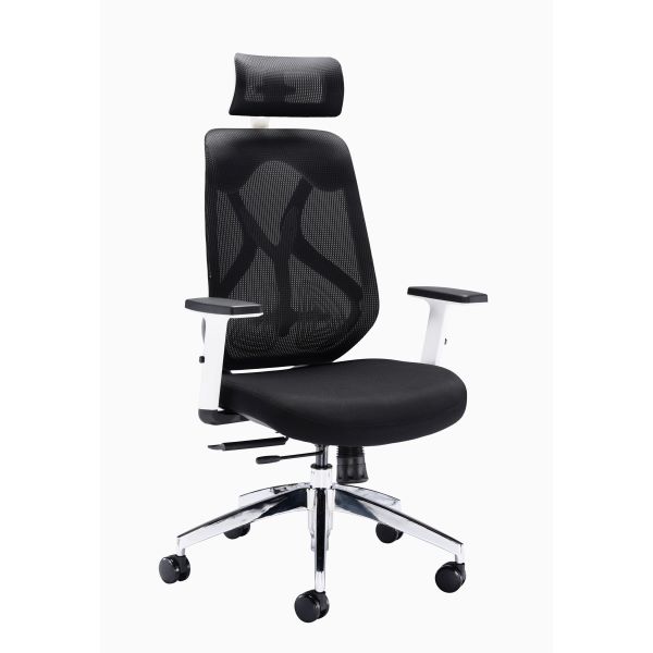 Maldini Chair in black CH0782WH_FRONT_45
