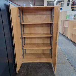 Used 1600mm high Cupboard, open