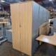 used Tall Beech Cupboards, doors closed RHS