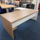 used executive desk, front full view