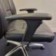 Elite Leather Headrest Chair height adjustable arms low