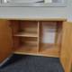 Used Oak Credenza Right hand side doors open