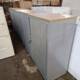 used 1.2m high 800mm wide Tambour Cupboards, doors closed