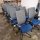 used edge design task chairs, group photo