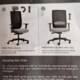 used edge design task chairs, instruction booklet page 4