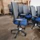 used edge design task chairs, side photo