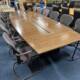 4.2m boardroom table front view