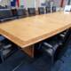 5m veneer boardroom table other corner shot