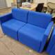 blue reception soft seating 2 seater