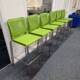 Used high bar stools in green