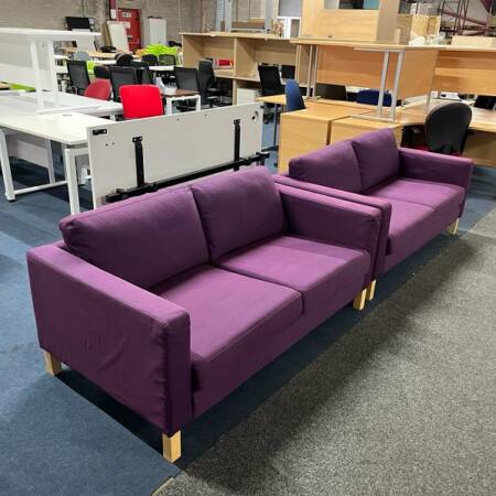 Used Purple Sofa 1